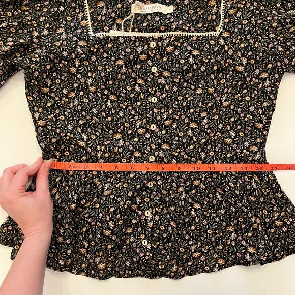 NWT Christy Dawn Celia Blouse Medium Fits Small - Picture 13 of 14